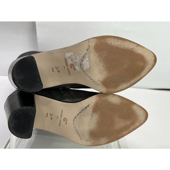 Corso Como Huey Dusted Metallic Leather Boot Size 8.5 US Gunmetal Dusted Chain - Picture 6 of 17